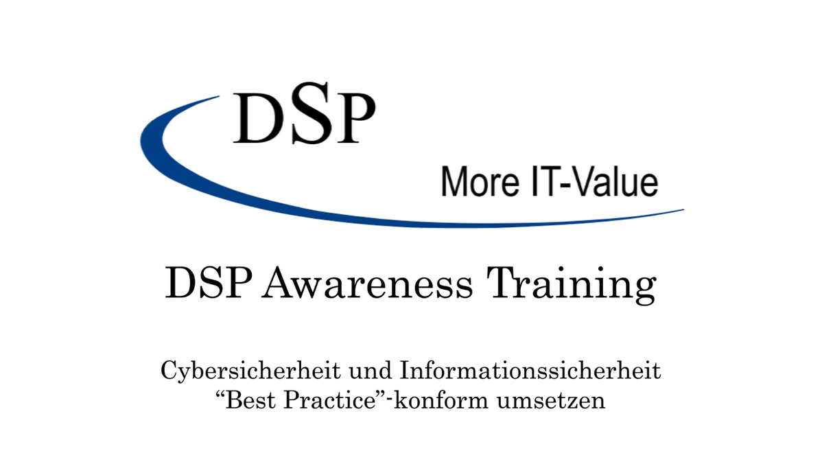 Internes DSP Awareness Training 2023